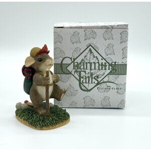 Charming Tails GOING CAMPING EH? Canadian Limited Edition Fitz & Floyd Figurine